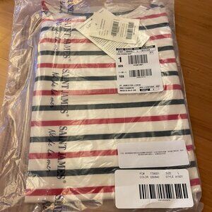 new JCREW MINQUIERS MODERNE Tri-color Striped Shirt 15 400 tri